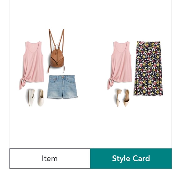 Market & Spruce Active Side Tie Tank in Pink, size L - Picture 8 of 8